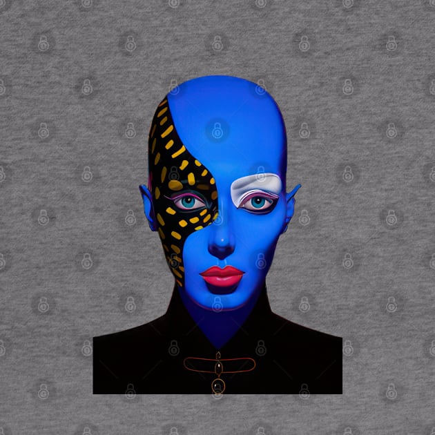 Divided Persona: Blue Mystique by TooplesArt